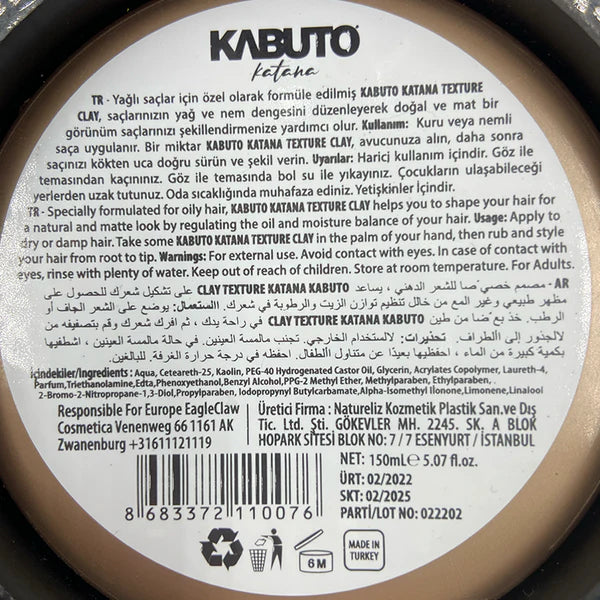 Kabuto Katana - Texture Clay 150ml
