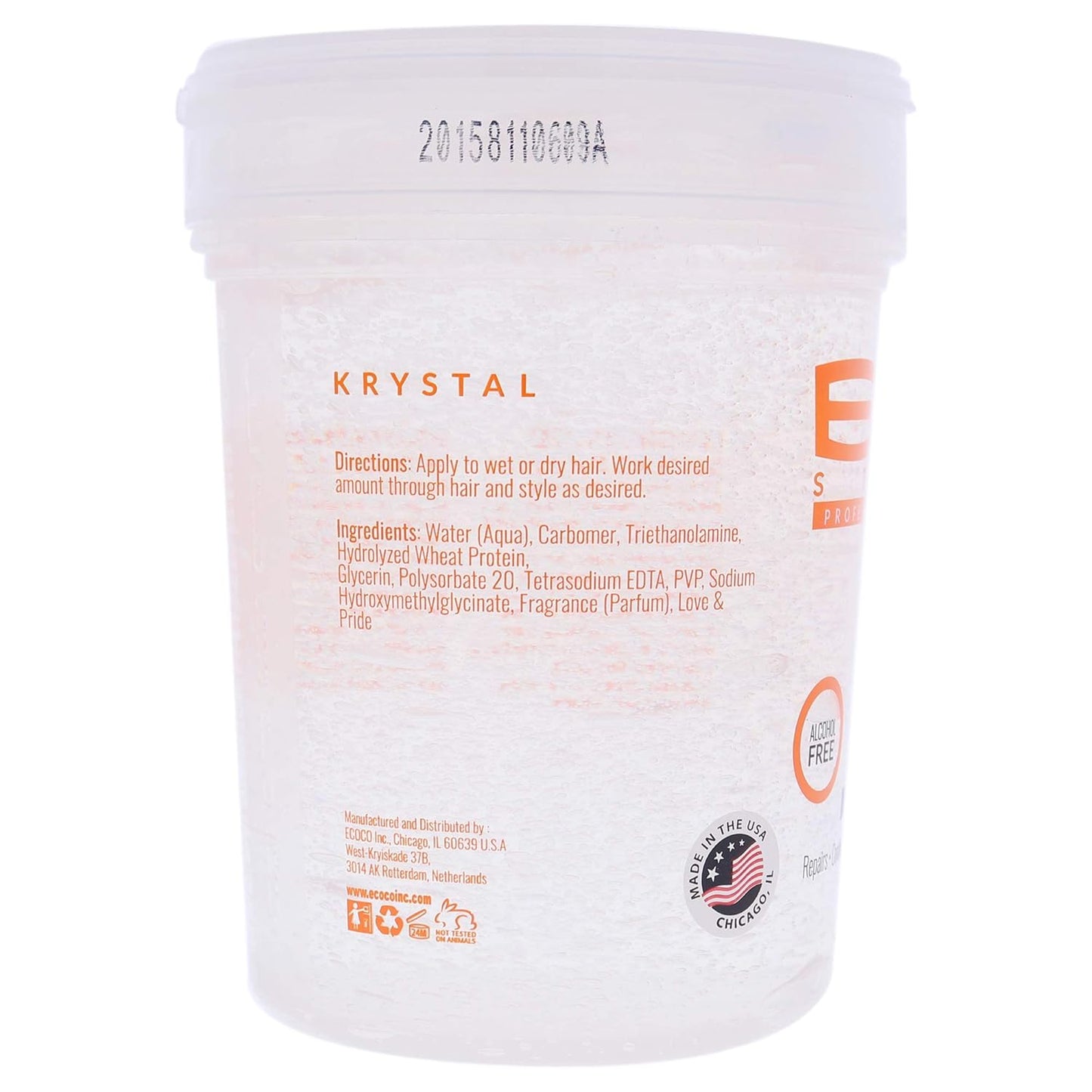 ECOCO Eco Styler Krystal Styling Gel, 32 Oz