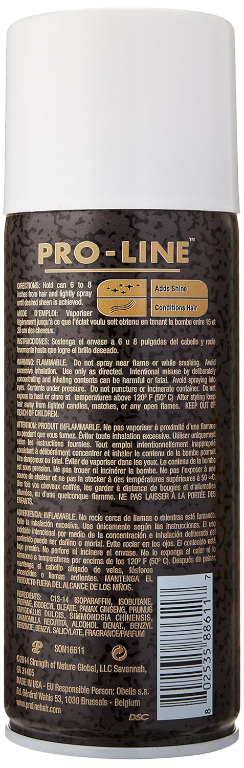 Proline Oil Sheen Spray, 10 Ounce