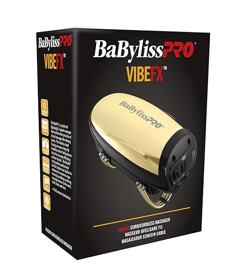 BaBylissPRO VIBEFX 2-Speed Cord/Cordless Massager