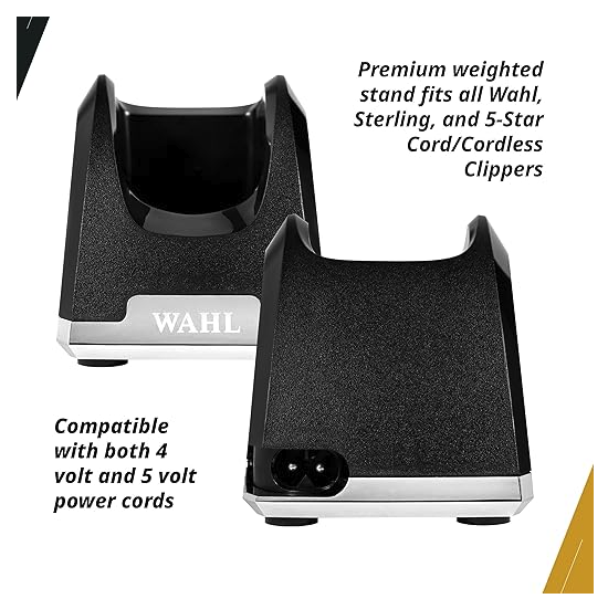 Wahl Professional Cordless Clipper Charge Stand Premium Weighted Fits All Wahl Corded and Cordless Clippers