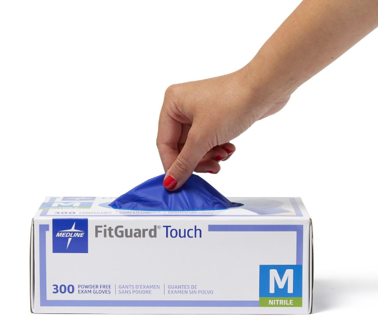 FitGuard Touch Powder-Free Nitrile Exam Gloves
