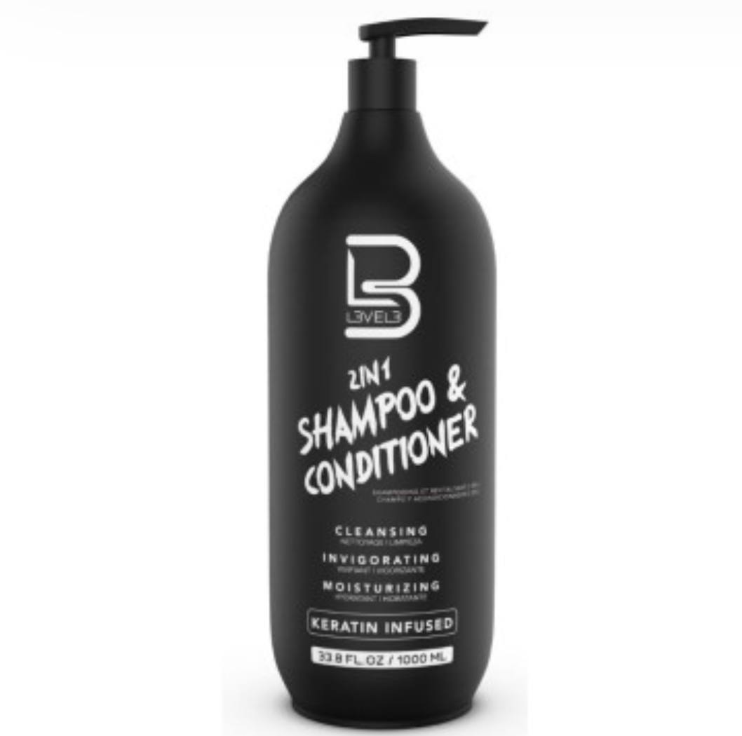 L3VEL3 2 IN 1 SHAMPOO & CONDITIONER 1L