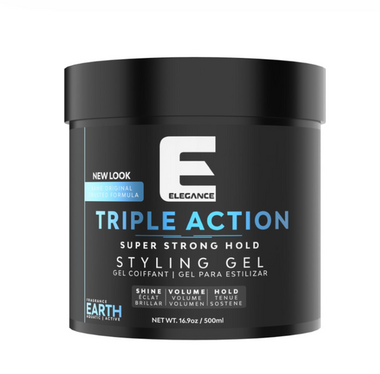 ELEGANCE TRIPLE ACTION STYLING GEL (EARTH)
