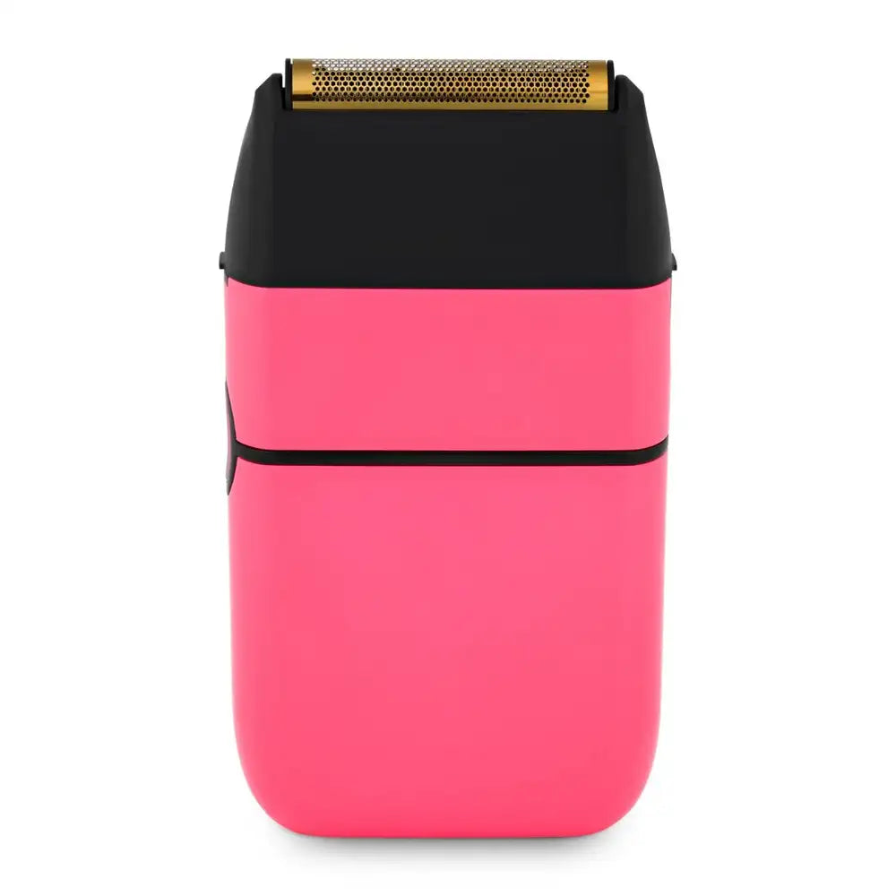 StyleCraft Instinct Metal Shaver - Professional Double Foil Cordless Shaver with Intuitive Torque Control and IN2 Vector Motor in Pink