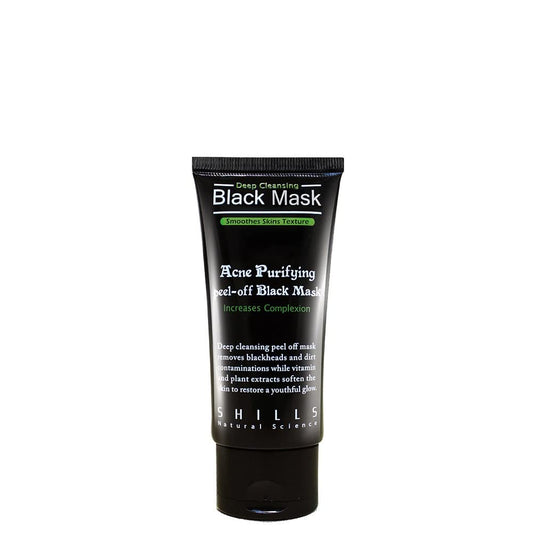 SHILLS Blackhead Remover Cleaner Purifying Deep Cleansing Acne Peel off Face Mask Black Mud 50 mL
