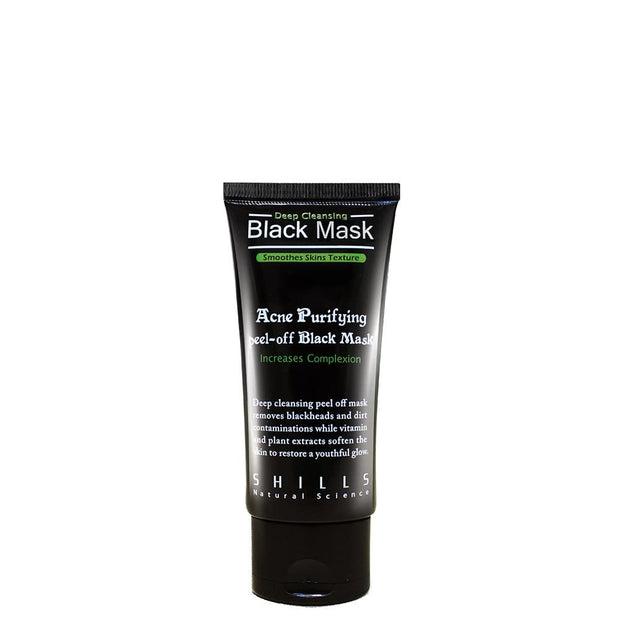 SHILLS Blackhead Remover Cleaner Purifying Deep Cleansing Acne Peel off Face Mask Black Mud 50 mL