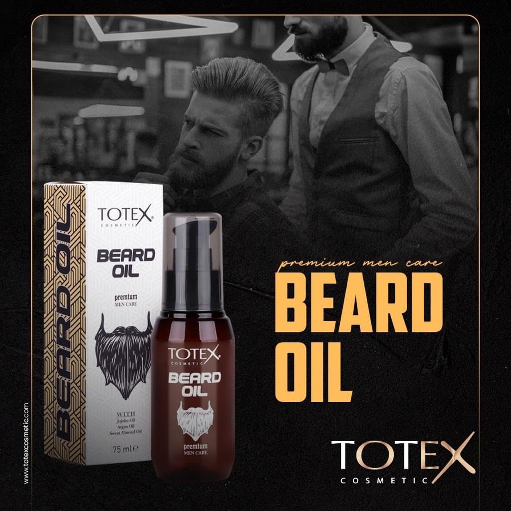 Totex - Premium Beard & Mustache Serum Oil Conditioner Anti-Dandruff Men Care
