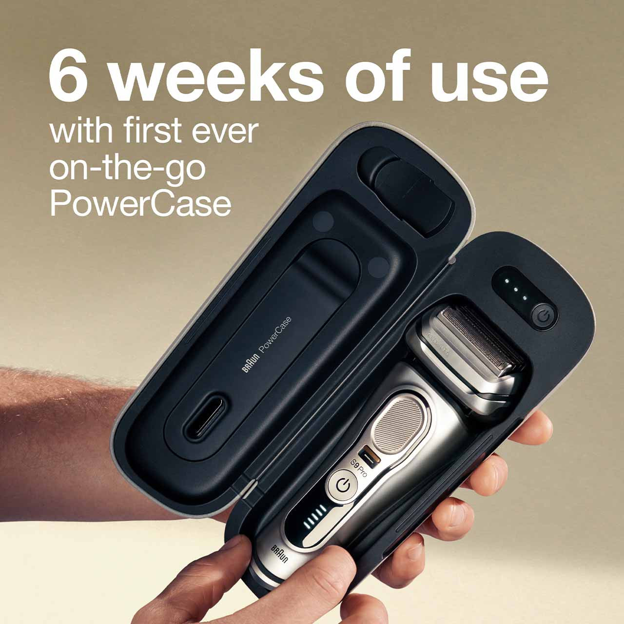 Series 9 Pro Electric Shaver with PowerCase, 9477cc