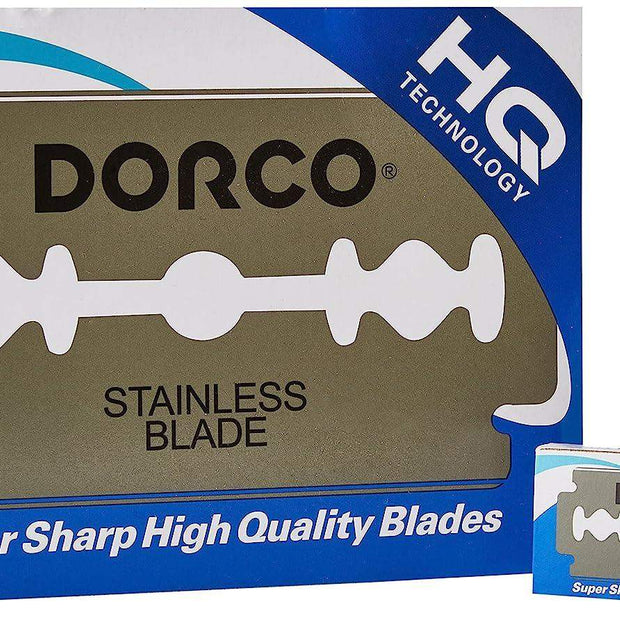 Dorco ST300 Double Edge Razor Blade 100ct Blue