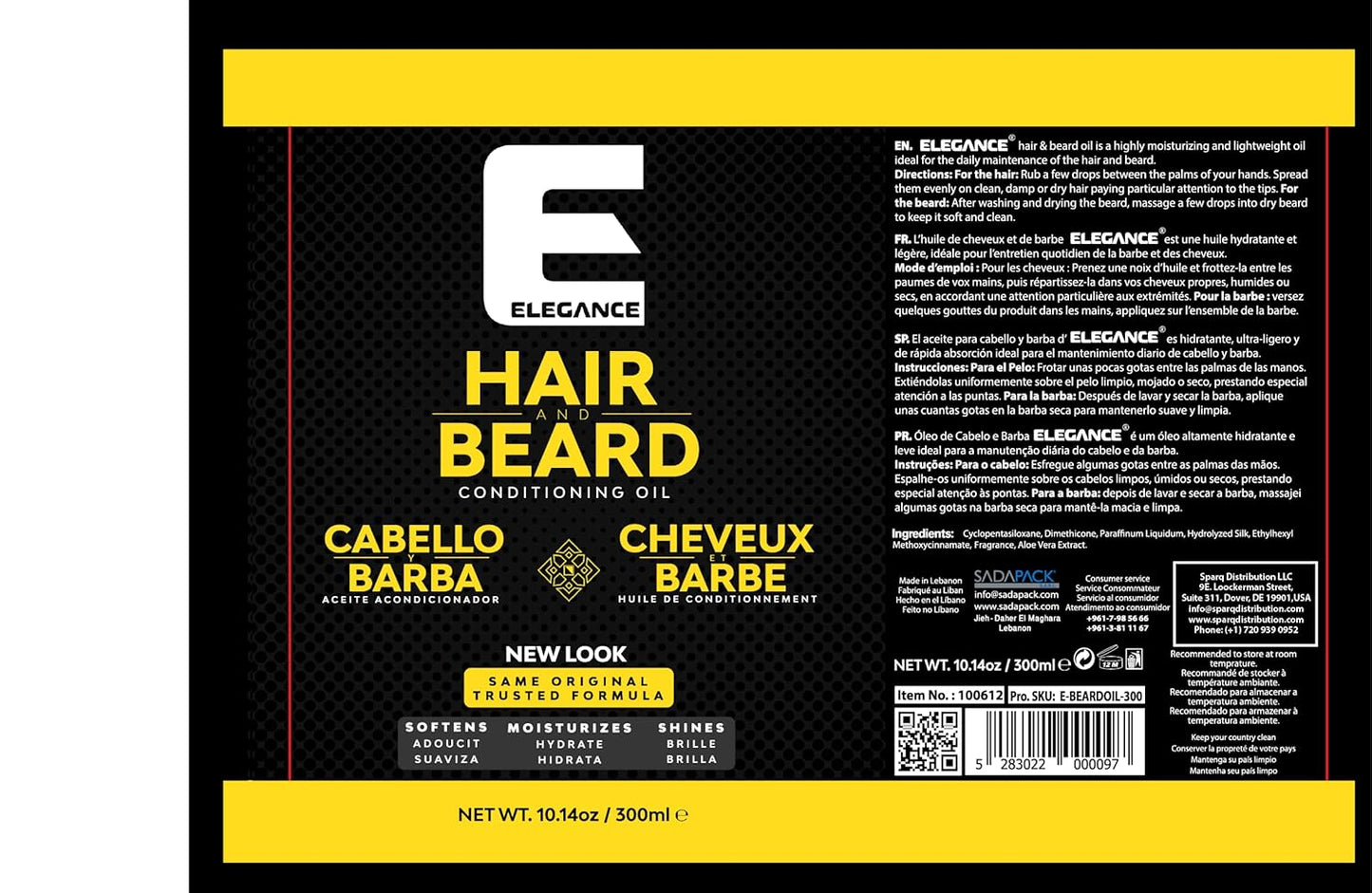Elegance Hair & Beard Conditioning Oil