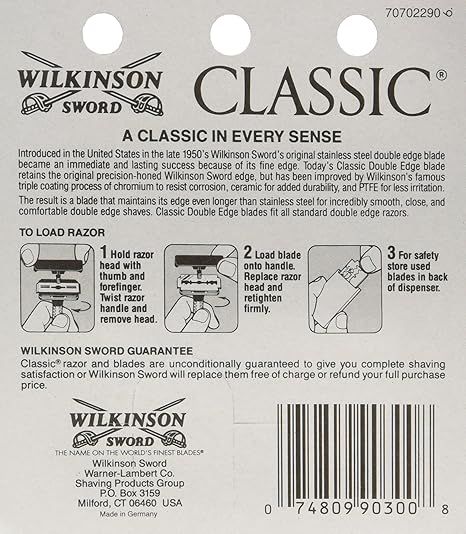 Classic Double Edge Razor Blades