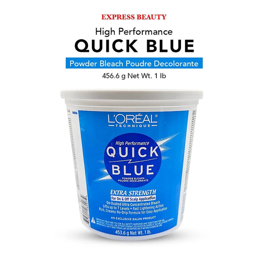 Express Beauty Quick Blue Powder L'Oréal Technique High Performance Quick Blue Powder Bleach Extra Strength - 1 lb. (453.6 g)