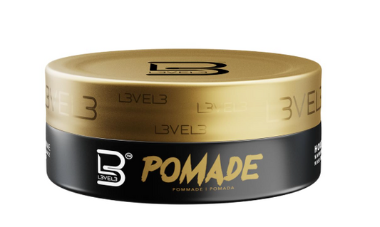 L3 Level 3 Pomade - Improves Hair Strength and Volume Long-Lasting Hold Infused with Keratin
