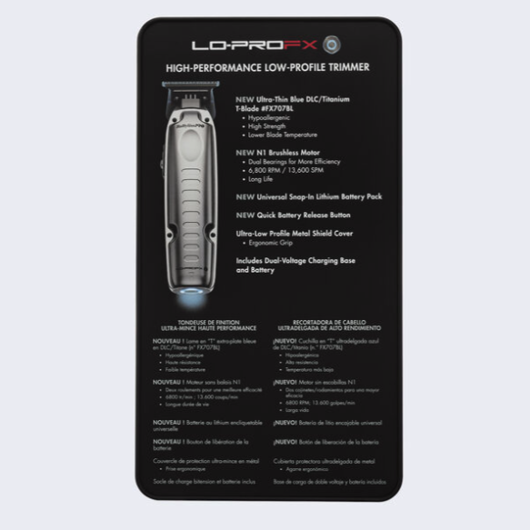 BaBylissPRO® FXONE™ Lo-ProFX High Performance Low-Profile Trimmer