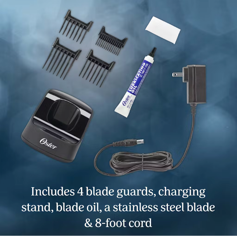 Oster® Professional Fast Feed® Cordless Clippers, Burgundy