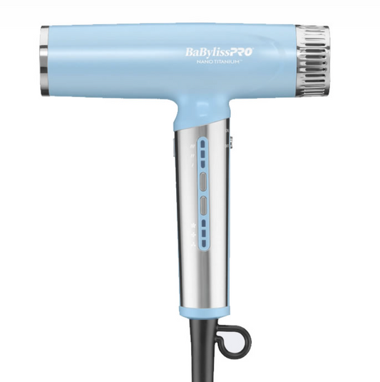 #BNTC9200LB BABYLISSPRO NANO LIGHT IONIC HIGH-SPEED DRYER (ICED BLUE)