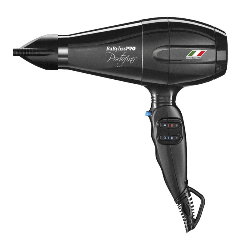 #BPOR1 BABYLISSPRO NANO TITANIUM PORTOFINO DRYER - BLACK