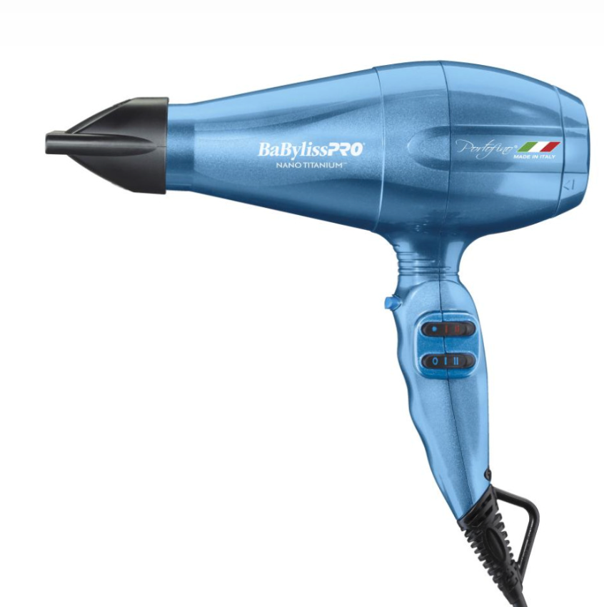 #BNTB6610N BABYLISSPRO NANO TITANIUM PORTOFINO DRYER - BLUE