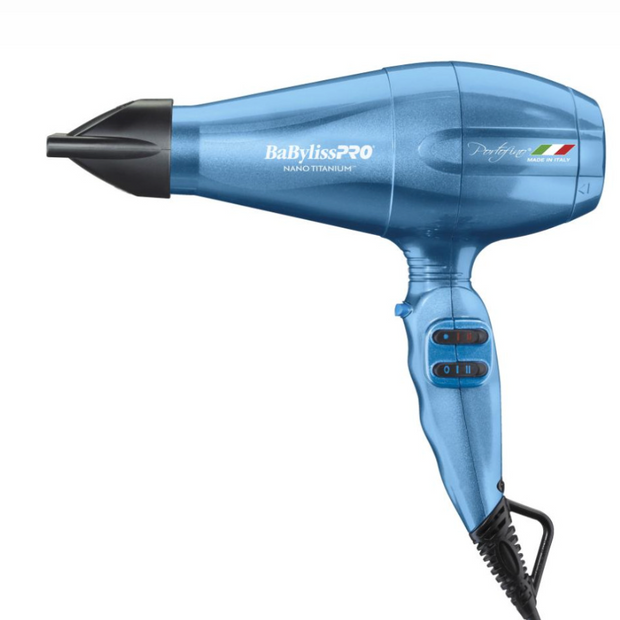 #BNTB6610N BABYLISSPRO NANO TITANIUM PORTOFINO DRYER - BLUE