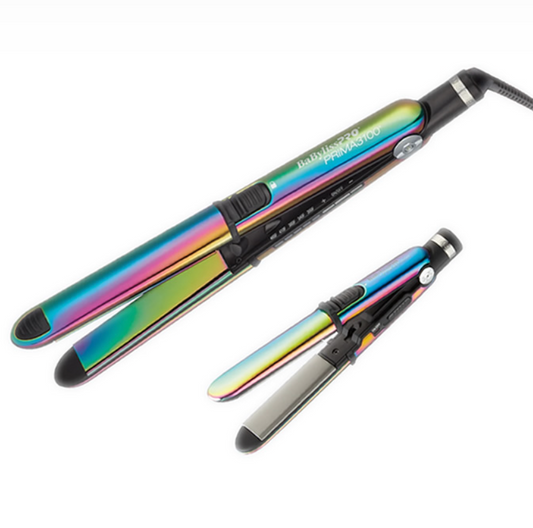 #BNTPK1RB BabylissPro Nano Titanium Iridescent Prima Iron Combo