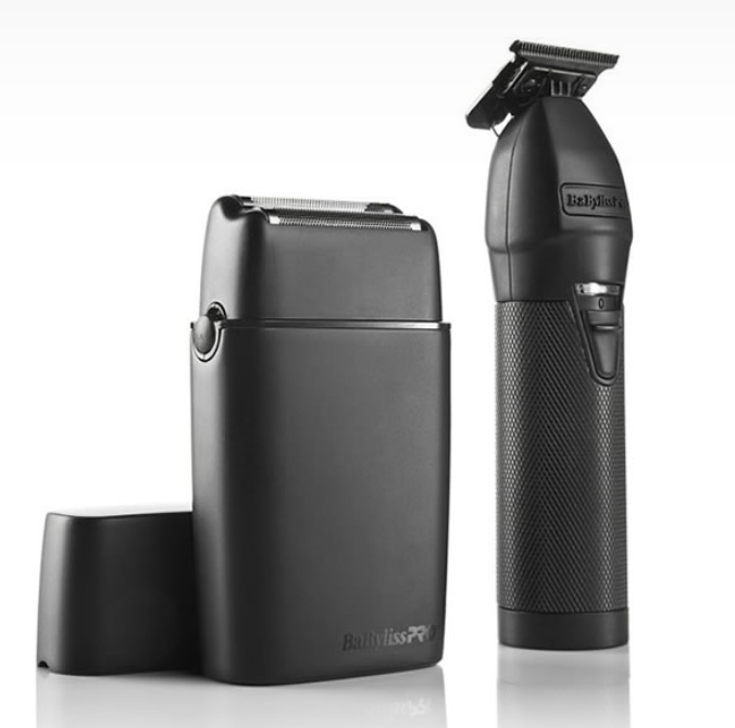#FXDUOFS2TMB BABYLISS LIMITEDFX MATTE BLACK TRIMMER & SHAVER COMBO