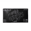 L3VEL3 BLACK NITRILE GLOVES 100CT