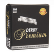 DERBY PREMIUM SINGLE EDGE RAZOR BLADES 100PK