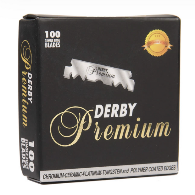 DERBY PREMIUM SINGLE EDGE RAZOR BLADES 100PK