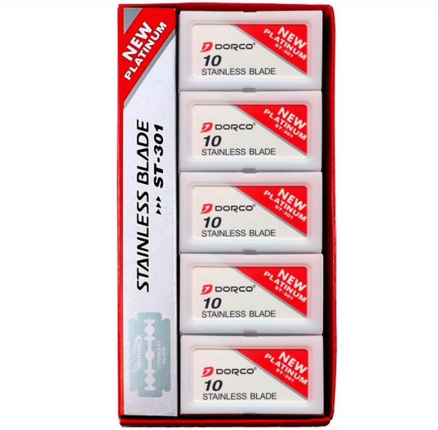 DORCO RAZOR BLADES w/ Dispenser 100PK