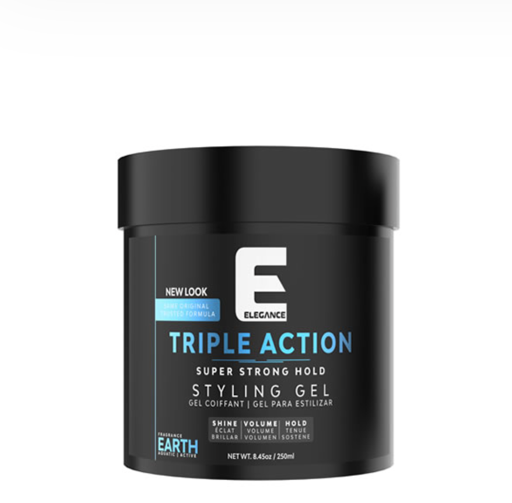 ELEGANCE TRIPLE ACTION STYLING GEL (EARTH)