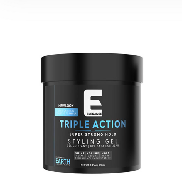 ELEGANCE TRIPLE ACTION STYLING GEL (EARTH)