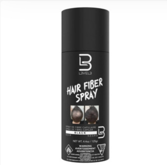 L3VEL3 HAIR FIBER SPRAY BLACK