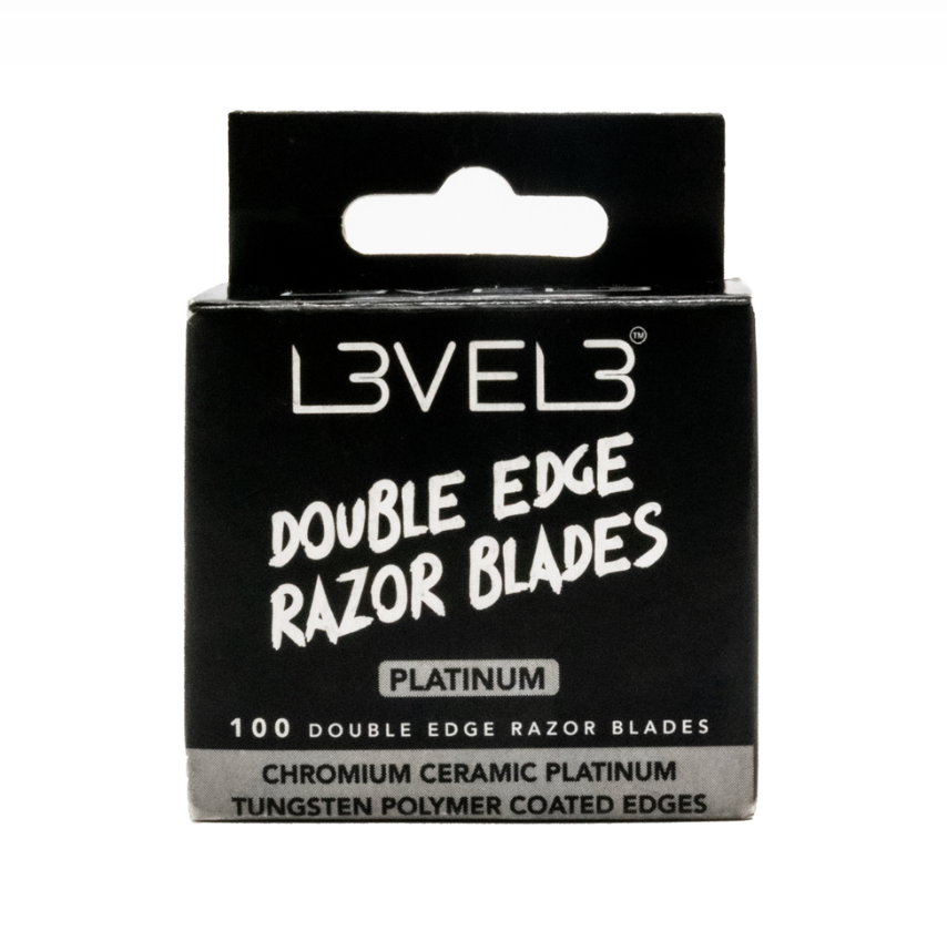 L3VEL3 DOUBLE EDGE RAZOR BLADES 100PK