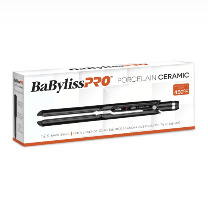 BABYLISSPRO PORCELAIN CERAMIC FLAT IRON 1.5"