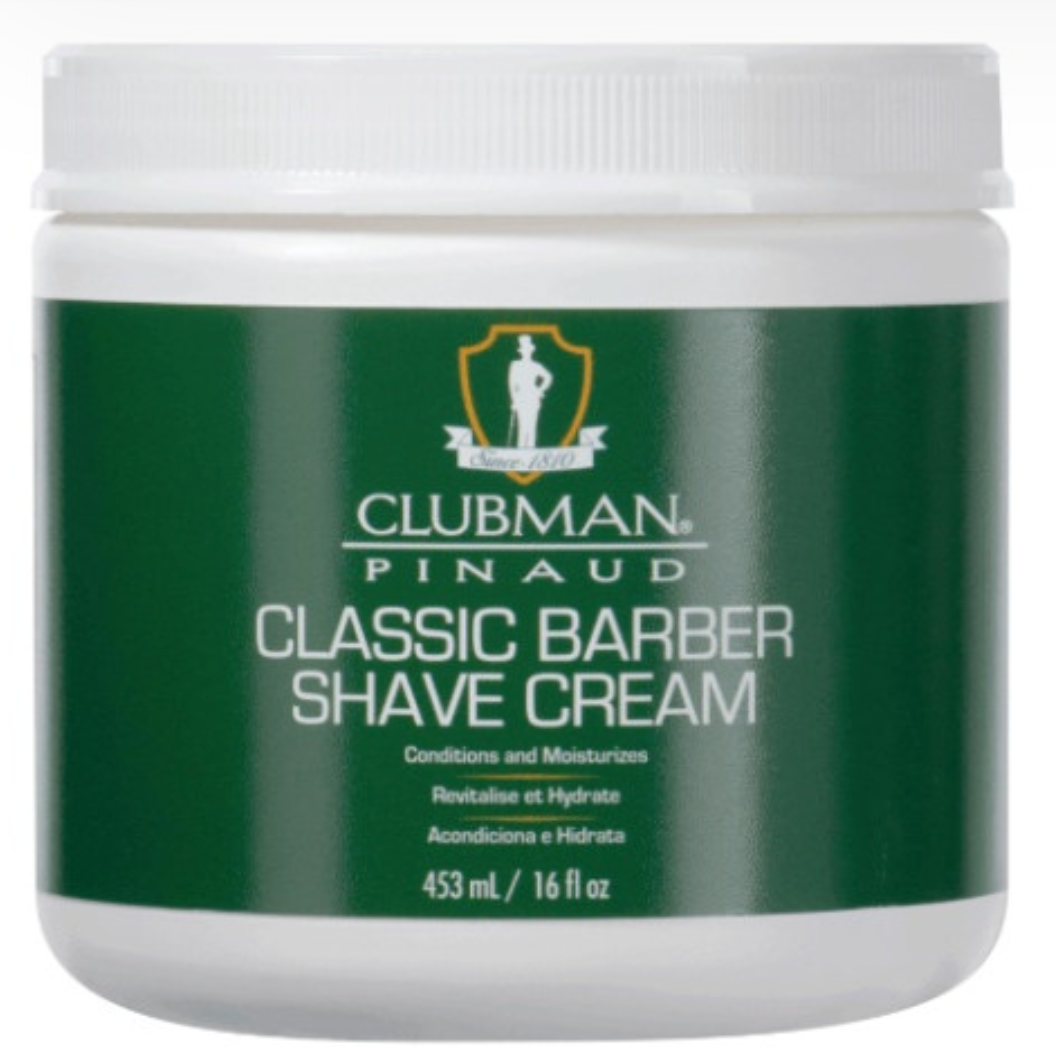 CLUBMAN CLASSIC BARBER SHAVE CREAM 16OZ