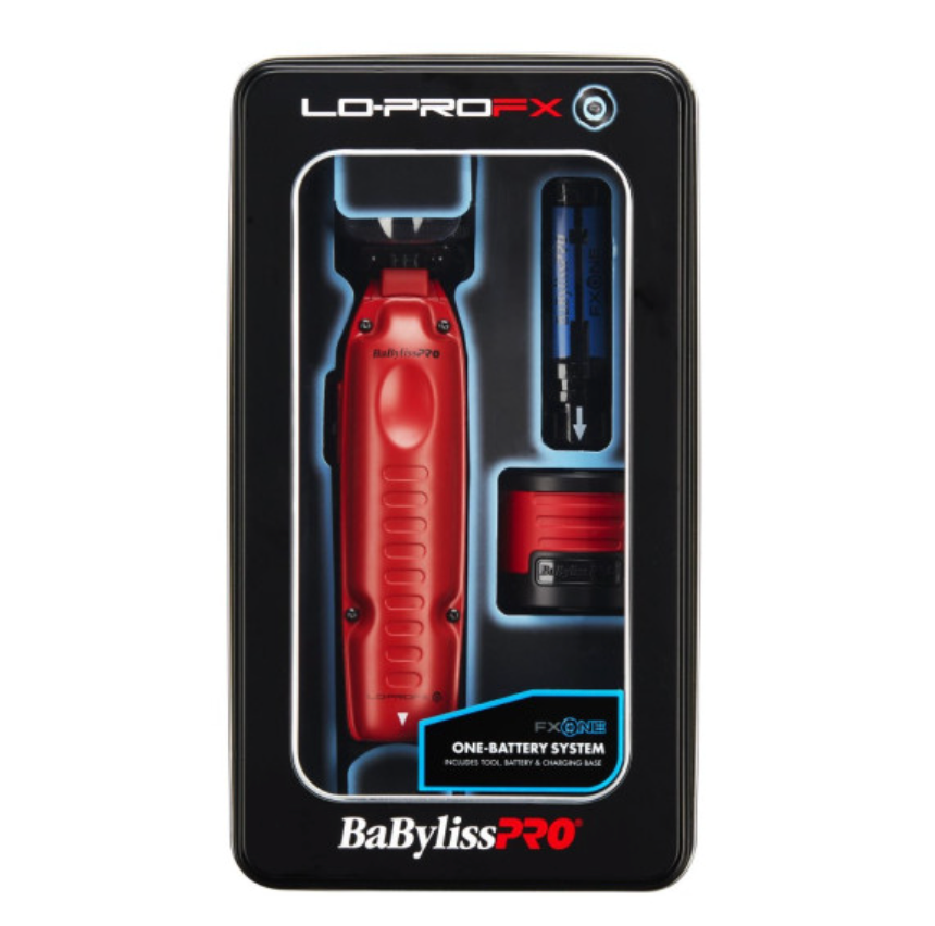 #FX729MR BabylissPro FXONE LO-PROFX Matte Red Trimmer