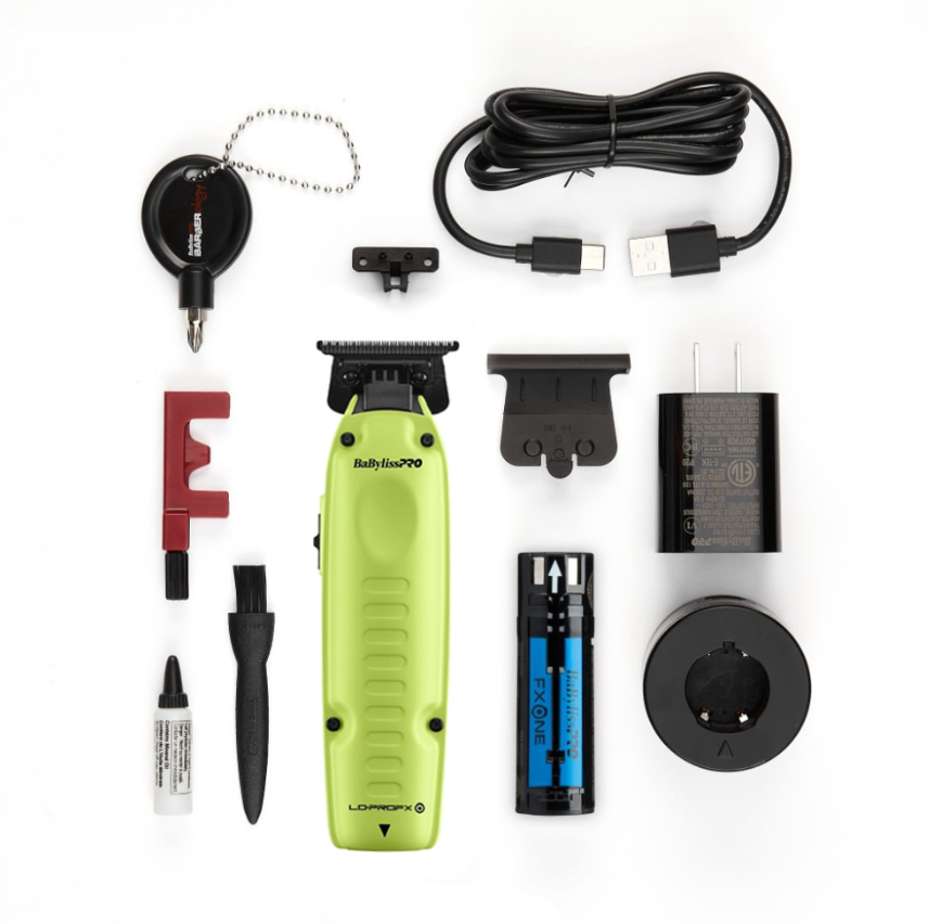#FX729NY BabylissPro L.E. FXONE LO-PRO Trimmer - Neon
