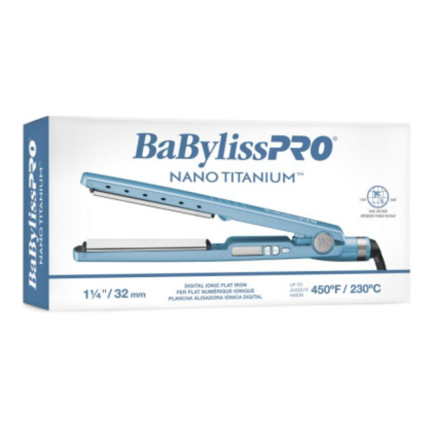 #BNT4091 BABYLISSPRO NANO TITANIUM STRAIGHTENER 1.25"