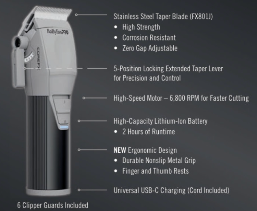 #FX86 BABYLISSPRO COREFX CLIPPER