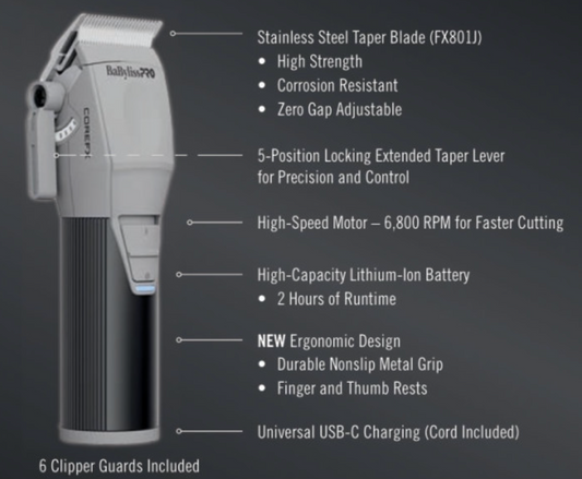 #FX86 BABYLISSPRO COREFX CLIPPER