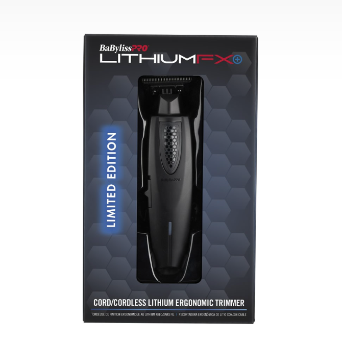 #FX773NMB BABYLISSPRO LITHIUMFX+ TRIMMER - MATTE BLACK