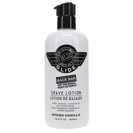 18.21 Man Made Glide Shave Lotion, Spiced Vanilla Scent, 16.9 Oz