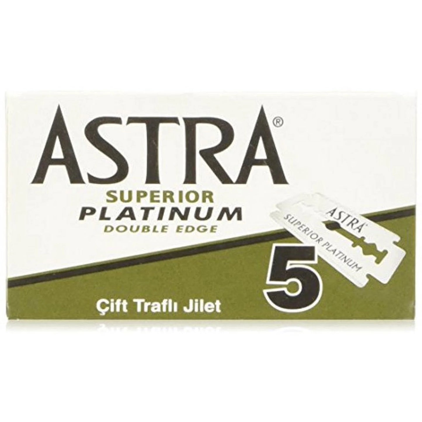 Astra platinum double edge safety razor shaving blades ,100 blades