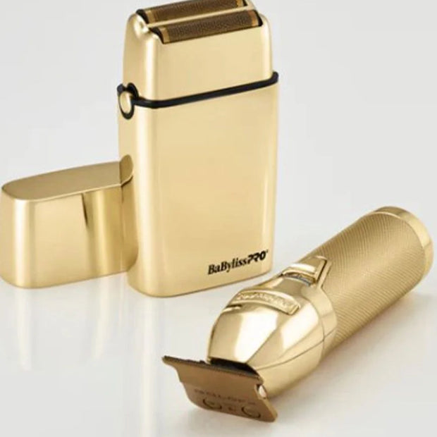 BabylissPro Gold Trimmer and Double Foil Shaver LimitedFX FXDUOFS2TG