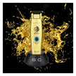Saber Trimmer - Professional Cordless Hair Trimmer with Full Metal Body and Digital Brushless Motor in Gold