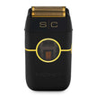 StyleCraft Instinct Metal Shaver - Professional Double Foil Cordless Shaver with Intuitive Torque Control and IN2 Vector Motor in Black